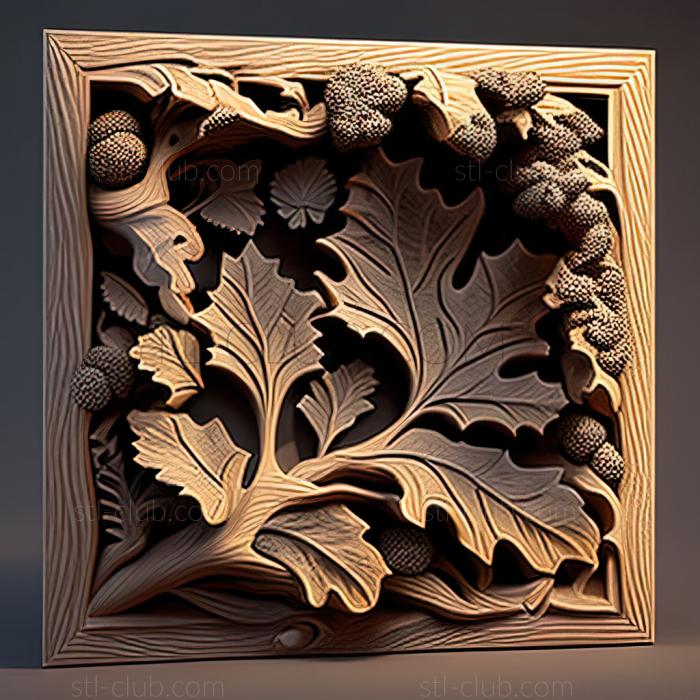 3D model st oak (STL)